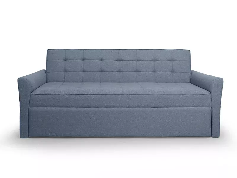 Zenith Sofa Cum Bed in Denim Blue